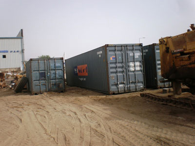 Export Logistics & Shipping, Inc. internationally transports D-375 dozer in cube container from Jebel Ali, Saudi Arabia to Vladivostok, Russia